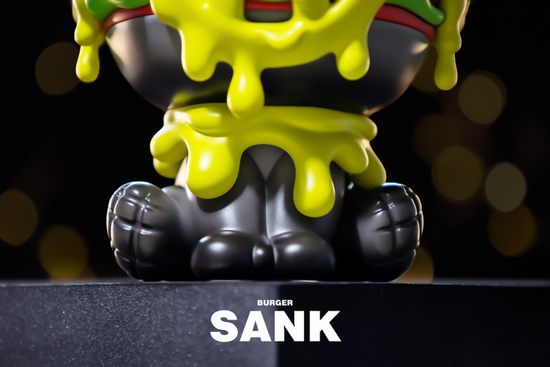 Sank Burger Black by SankToys PRE-ORDER SHIPS FEB 2024