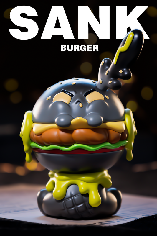 Sank Burger Black by SankToys PRE-ORDER SHIPS FEB 2024