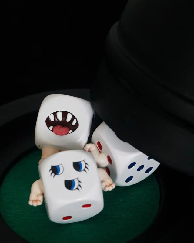 Evil Dice Baby Set of 5 by Abao