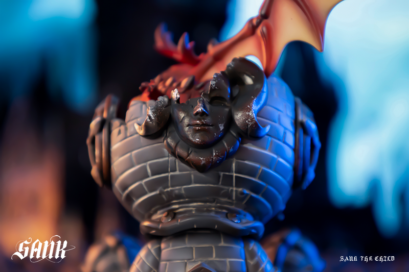 Good Night Series Dragon Red by Sank Toys PRE-ORDER SHIPS MAY 2024