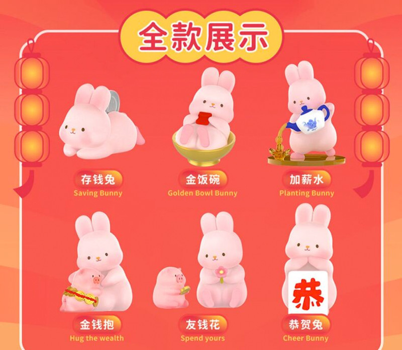 Momo Bunny Congratulations to Jinxi Series Blind Box