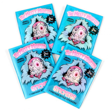 The Melty Misfits 2 : Sticker Card Pack - myplasticheart