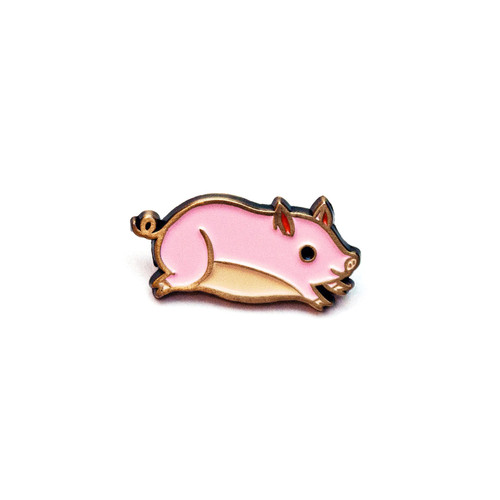 Pig Enamel Pin - myplasticheart