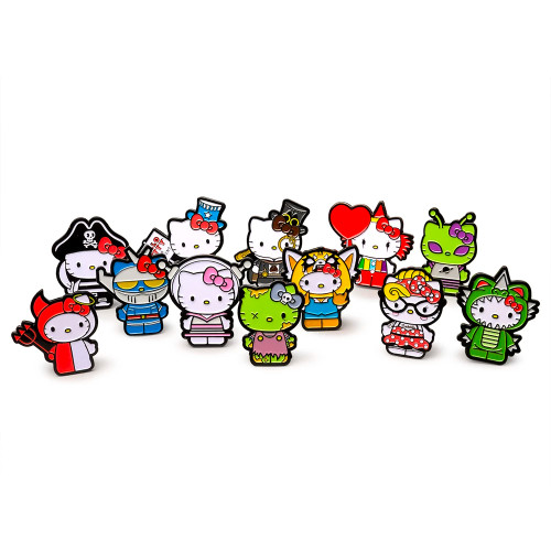 Hello Kitty Time to Shine Enamel Pins Blind Box ...