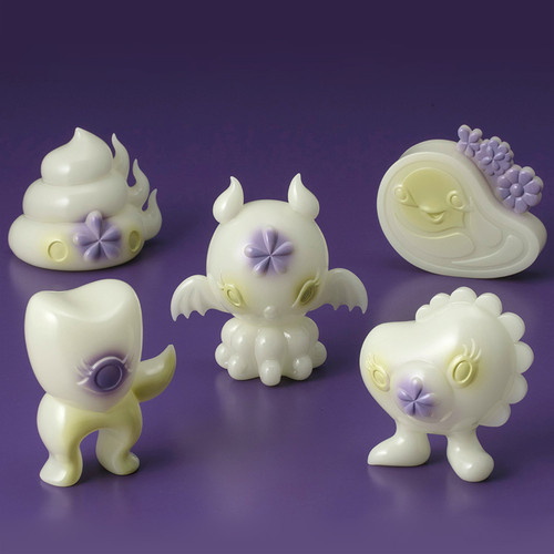 Junkonotomo Luminous Matcha GID Set of 5 by Junko Mizuno