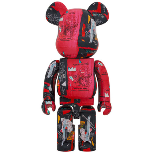Be@rbrick 1000% Andy Warhol X Jean Michel Basquiat #1 - myplasticheart