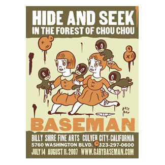 Hide and Seek Poster by Gary Baseman - myplasticheart