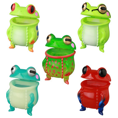 Vinyl Artist Gacha Series 32 Chibi Utsubo Frog - myplasticheart