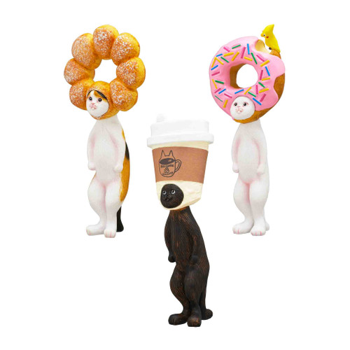 Cats Wearing Donuts Blind Box by Ben Yamaguchi - myplasticheart