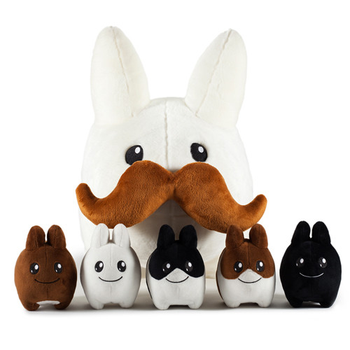Stache Labbit 24 inch Plush w 5 Littons - myplasticheart