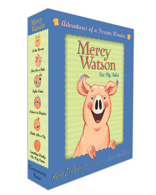 Mercy Watson Boxed Set: Adventures of a Porcine Wonder by Kate DiCamillo, ill. by Chris Van Dusen