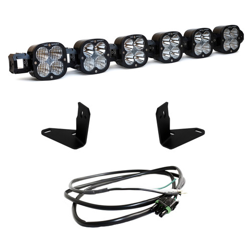 Baja Designs 6 XL Linkable Light Bar Kit Steel Bumper Mount w/Upfitter Baja Desgins