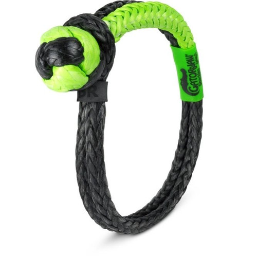 Bubba Rope 3/8" Gator-Jaw Soft Shackle (Green/Black)