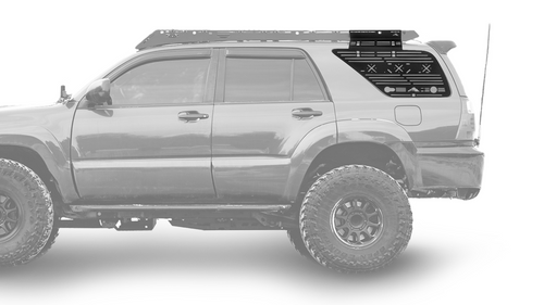 4th Gen 4Runner Window Panel Side - Driver