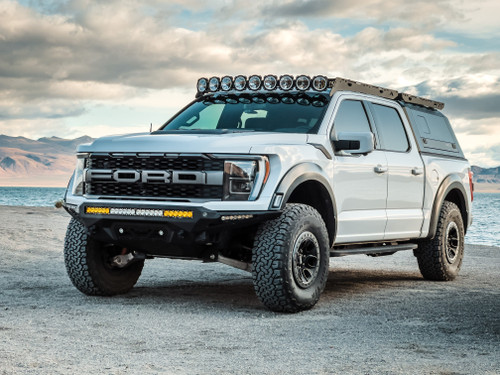 The Storm (2015-2020 F150/Raptor Roof Rack) Wind Fairing - Full Height (No Light Bar)