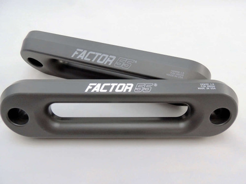 Factor 55 Hawse Fairlead 1.5 Inch Thick Gun Metal Gray