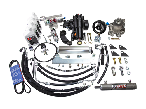 PSC Motorsports Cylinder Assist Steering Kit Weld On Gladiator JT/Wrangler 3.6L Non-ETorque PSC Steering