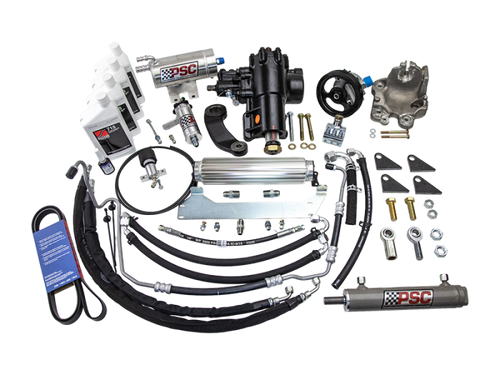 PSC Motorsports Cylinder Assist Steering Kit for Gladiator JT/Wrangler with PSC Steering