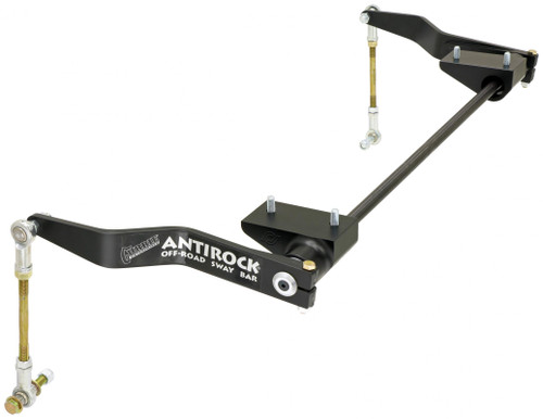 Rock Jock Antirock Sway Bar Kit 18-Up Wrangler JL 20-Up Gladiator Front Bolt-On Aluminum Arms