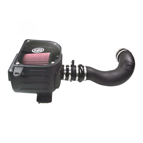 S&B Filters Cold Air Intake For 07-08 GMC Sierra 4.8L, 5.3L, 6.0L Oiled Cotton Cleanable Red S&B