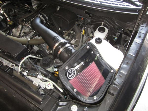S&B Filters Cold Air Intake For 09-10 Ford F150 V8-5.4L Oiled Cotton Cleanable Red S&B