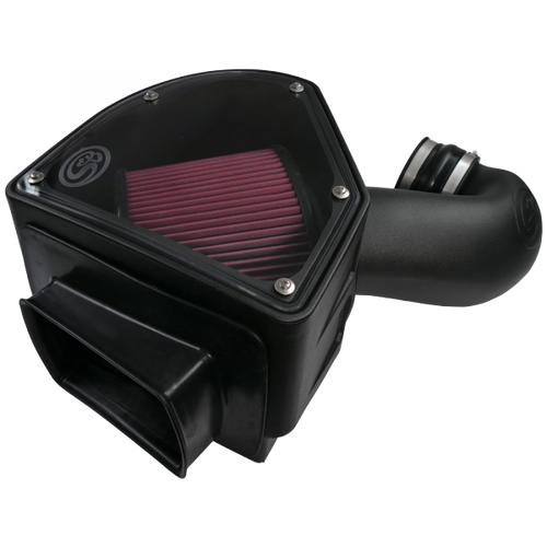 S&B Filters Cold Air Intake For 94-02 Dodge Ram 2500 3500 5.9L Cummins Cotton Cleanable Red S&B