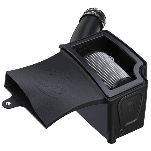 S&B Filters Cold Air Intake For 94-97 Ford F250 F350 V8-7.3L Powerstroke Dry Extendable White S&B
