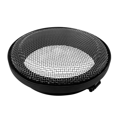 S&B Filters Turbo Screen 6.0 Inch Black Stainless Steel Mesh W/Stainless Steel Clamp