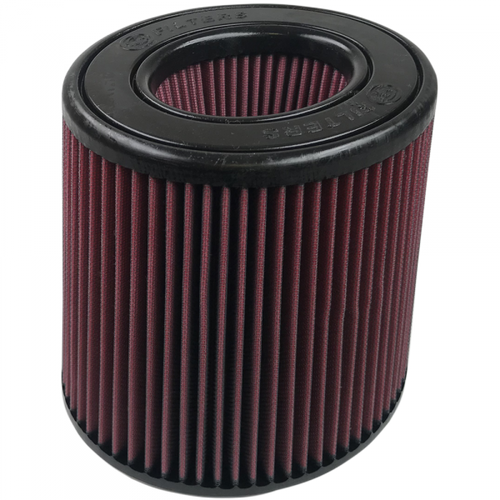 S&B Filters Air Filter For Intake Kits 75-5065,75-5058 Oiled Cotton Cleanable Red S&B