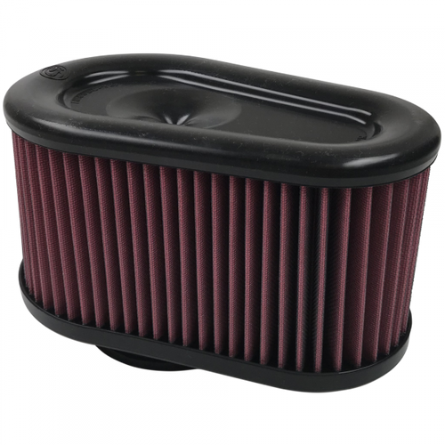 S&B Filters Air Filter For Intake Kits 75-5086,75-5088,75-5089 Oiled Cotton Cleanable Red S&B