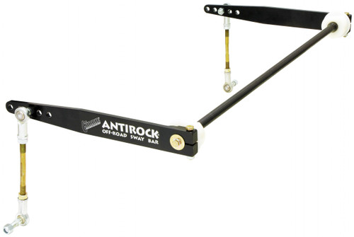 Rock Jock Antirock Sway Bar Kit Front Bolt-On Steel Arms