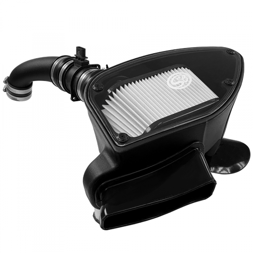 S&B Filters Cold Air Intake For 10-14 VW 2.0L TDI , 2015 VW Jetta 2.0L TDI Dry Extendable White S&B