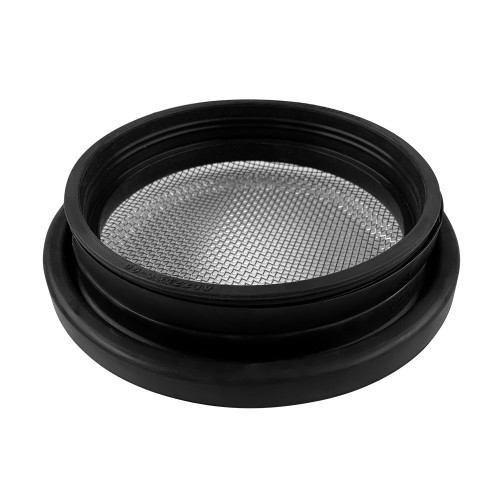 S&B Filters Turbo Screen 5.0 Inch Black Stainless Steel Mesh W/Stainless Steel Clamp