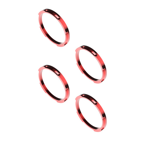 KC HiLiTES Bezel Ring FLEX ERA BAR Red 4PC