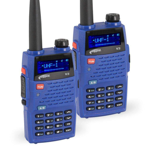 Rugged Radios Ready Pack - With Rugged V3 Handheld Radios - Analog Business Band