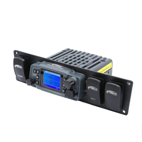 Rugged Radios Yamaha RMAX Mount for GMR25, ABM25 and RM-25WP Mobile Radio and Rocker Switches