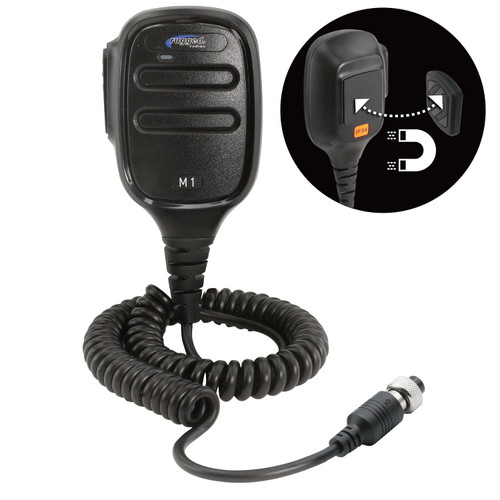 Rugged Radios Hand Mic for M1 Mobile Radio with Scosche MagicMount™