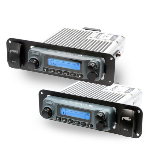 Rugged Radios In-Dash Mount with Switch Hole for Rugged Radios