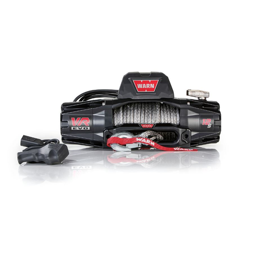 Warn vr evo 12s standard duty 12000lb winch with synthetic rope