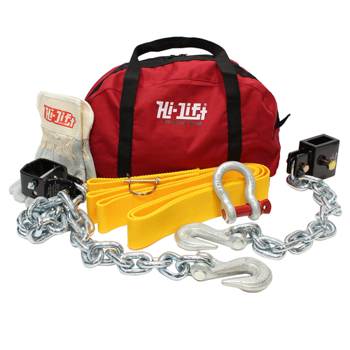 Hi-Lift Jack includes all the major components needed to winch with your hi-lift.