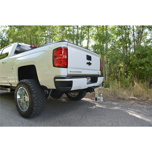 Weigh Safe 8in drop hitch w/built-in scale & 2in shank (10k/12.5k gtwr) - aluminum