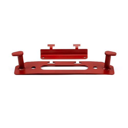 Warn Fairlead Backing Plate - Red