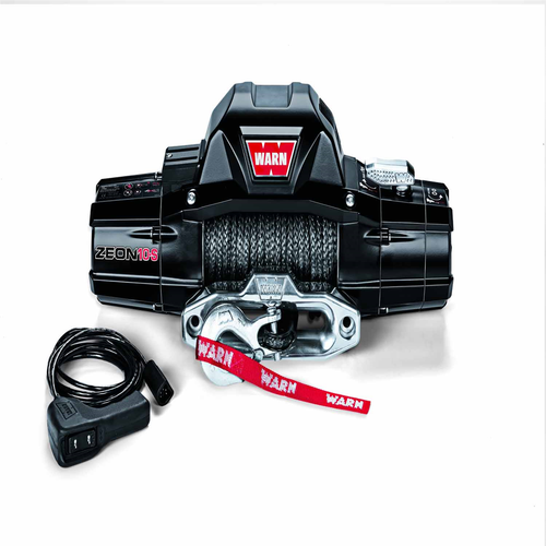 Warn Zeon 10,000lb Winch with Spydura Synthetic Rope