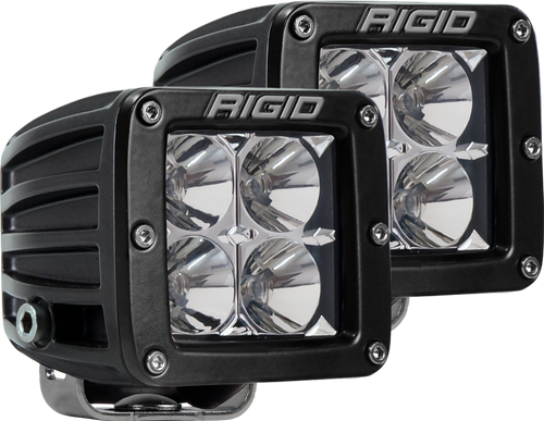 Rigid Industries Flood Surface Mount Black Pair D-Series Pro