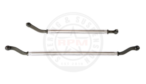 RPM Steering JK XD Dynatrac 68.5 inch Axle Steering Kit Flip Drag Link With Taper Sleeve No Clamp