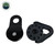 Overland Vehicle Systems Snatch Block Heavy Duty Matte Black Steel