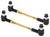 Adjustable Sway Bar End Link Kit (8 1/2 Inch Long Rods w/ Sealed Rod Ends and Jam Nuts pair) RockJock 4X4