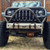 Motobilt JK Stubby Front Bumper W/Grill Hoop/Stinger Bare Steel