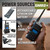 Rugged Radios GREAT OUTDOORS PACK - GMR2 PLUS GMRS and FRS Two Way Handheld Radios with Lapel Mics and XL Batteries