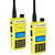 Rugged Radios 2 PACK - Rugged GMR2 PLUS GMRS and FRS Two Way Handheld Radios - High Visibility Safety Yellow